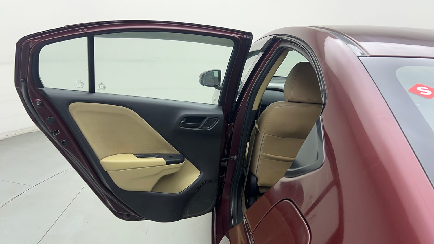 Used 2016 Honda City SV Petrol Manual interior LEFT REAR DOOR OPEN VIEW