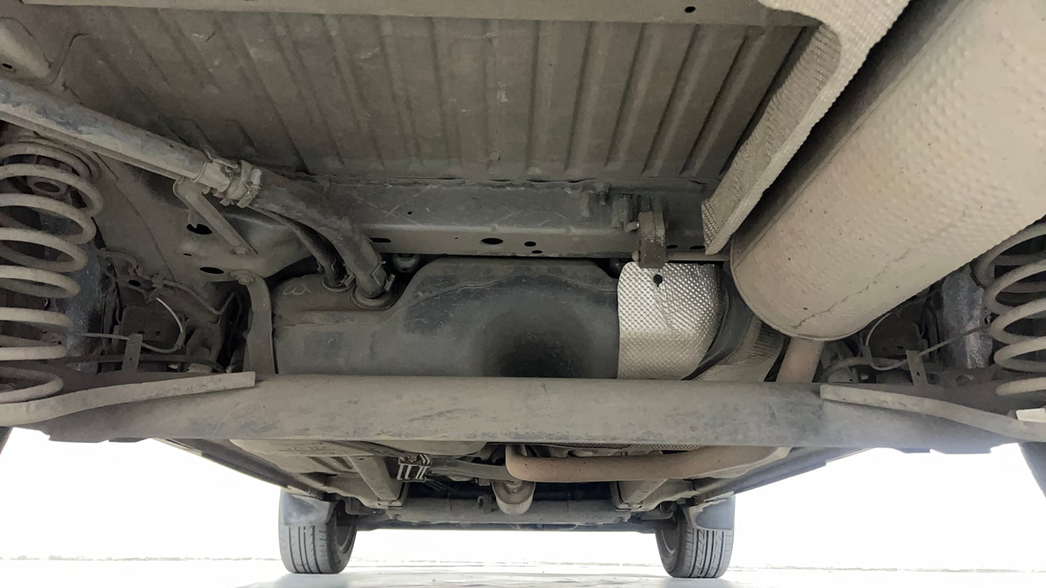 Used 2021 Ford EcoSport Titanium Plus 1.5L Ti-VCT AT Petrol Automatic extra REAR UNDERBODY VIEW (TAKEN FROM REAR)