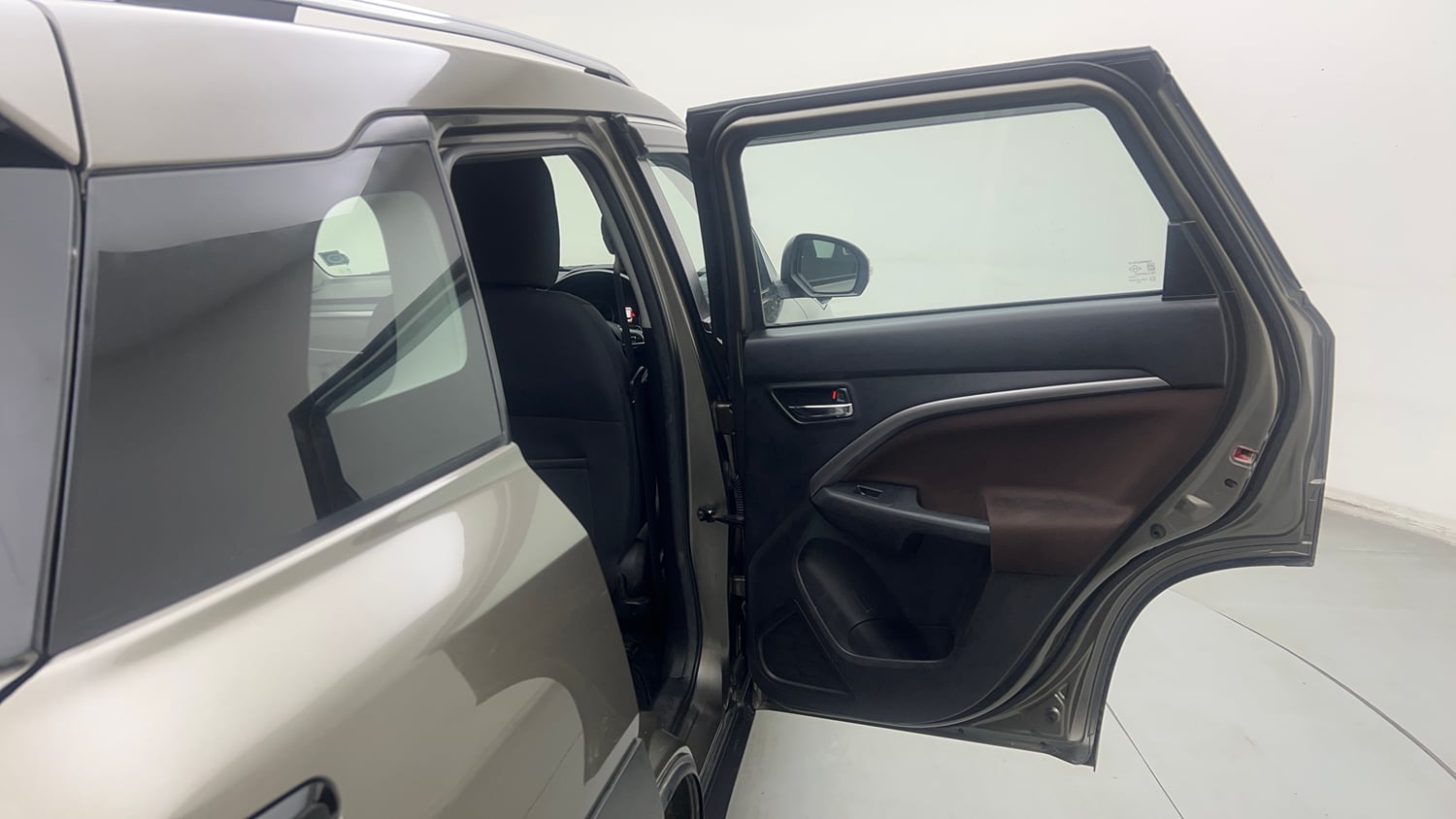 Used 2023 Maruti Suzuki Brezza ZXi Plus AT Petrol Automatic interior RIGHT REAR DOOR OPEN VIEW