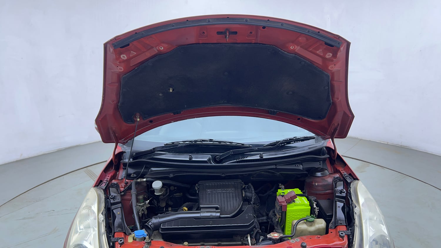 Used 2012 Maruti Suzuki Swift VXi Petrol Manual engine ENGINE & BONNET OPEN FRONT VIEW