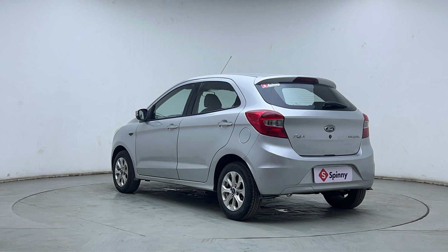 Used 2017 Ford Figo Titanium 1.2 Ti-VCT Petrol Manual exterior LEFT REAR CORNER VIEW