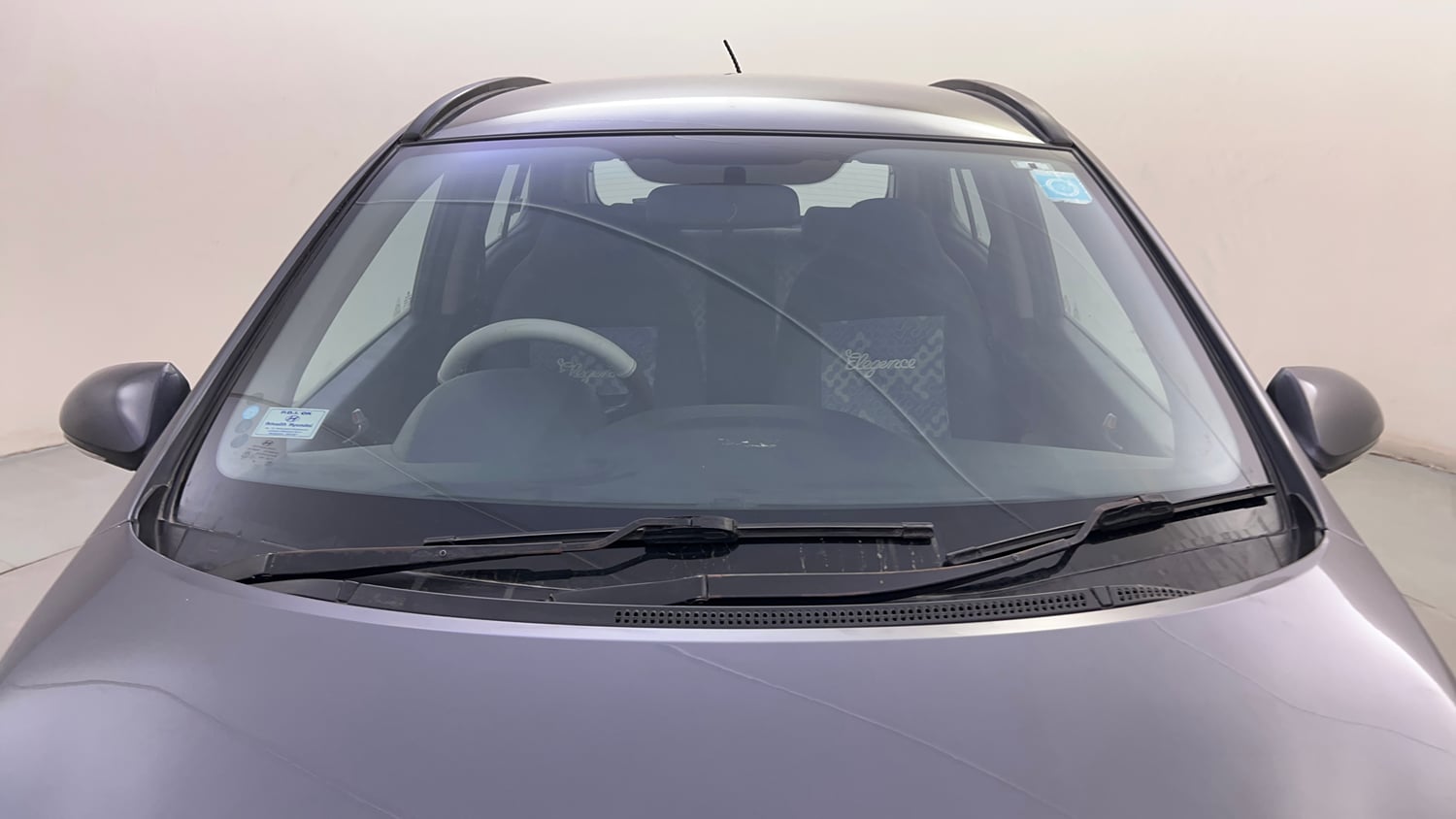 Used 2015 Hyundai Grand i10 Asta AT 1.2 Kappa VTVT Petrol Automatic exterior FRONT WINDSHIELD VIEW