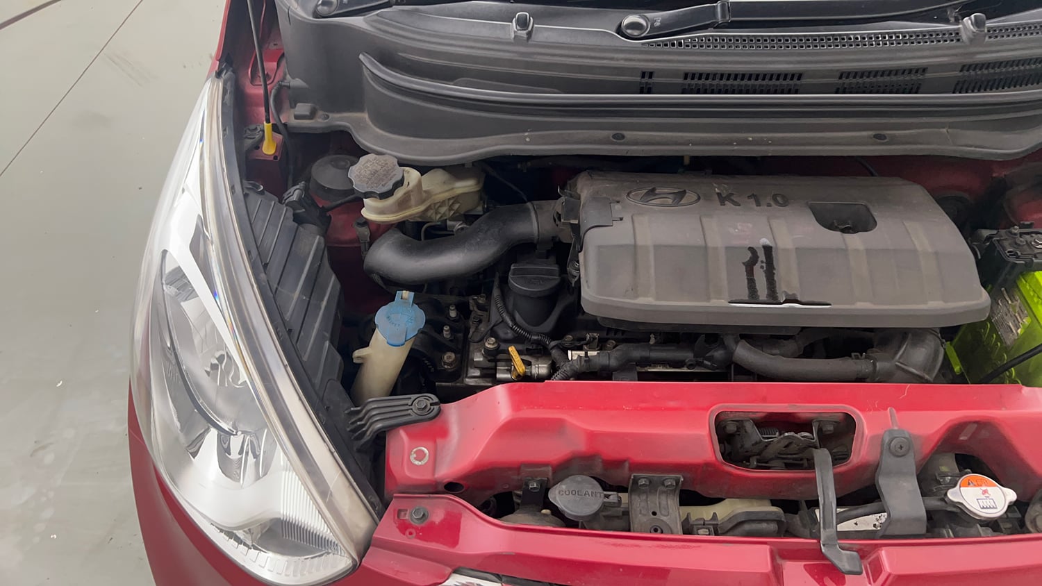 Used 2015 Hyundai Eon Magna O Petrol Manual engine ENGINE RIGHT SIDE VIEW
