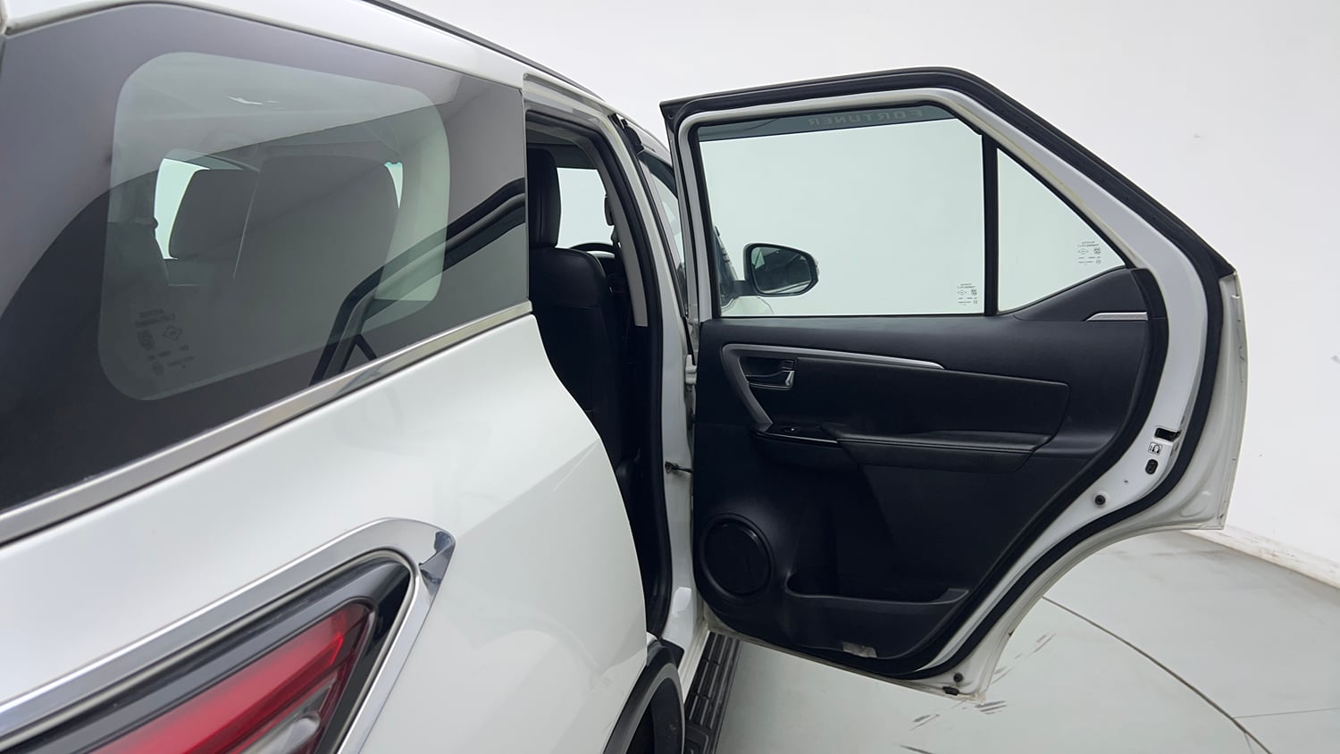 Used 2024 Toyota Fortuner 4X2 AT 2.7 Petrol Petrol Automatic interior RIGHT REAR DOOR OPEN VIEW