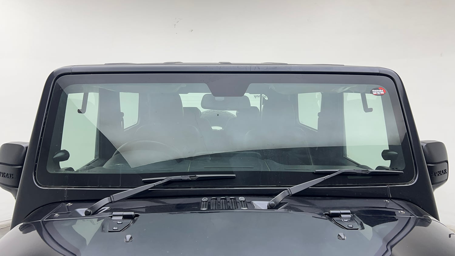 Used 2023 Mahindra Thar LX Hard Top Petrol AT 4WD Petrol Automatic exterior FRONT WINDSHIELD VIEW