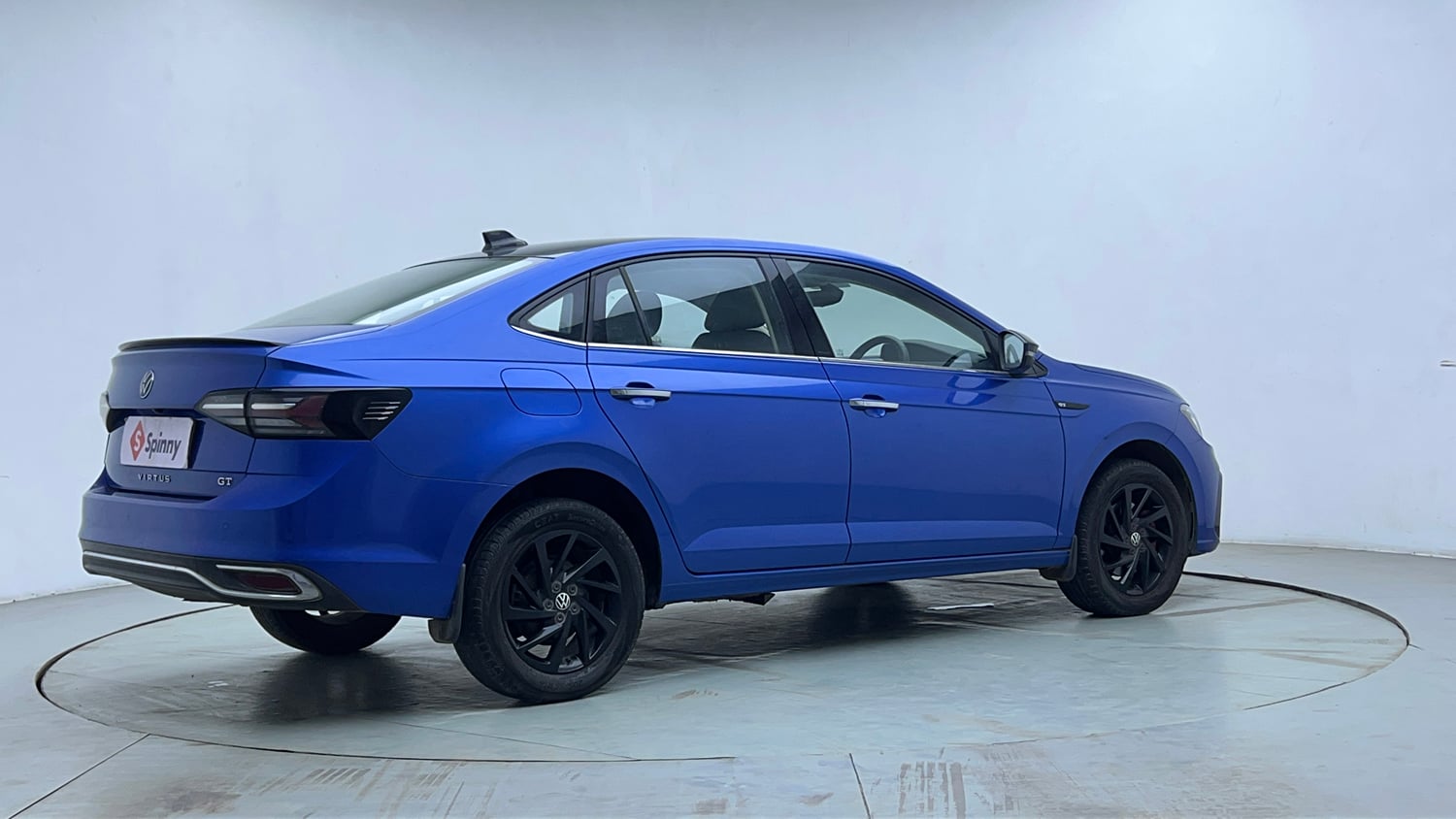 Used 2023 Volkswagen Virtus GT Plus 1.5 TSI EVO DSG Petrol Automatic exterior RIGHT REAR CORNER VIEW