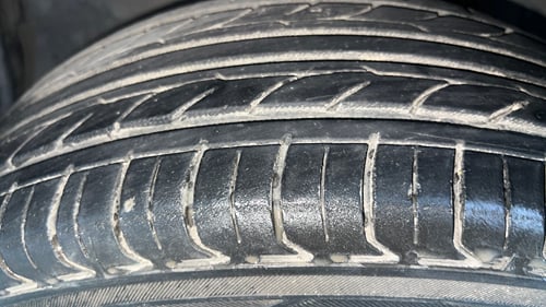 Used 2014 Honda Amaze 1.2 VX AT i-VTEC Petrol Automatic tyres LEFT FRONT TYRE TREAD VIEW