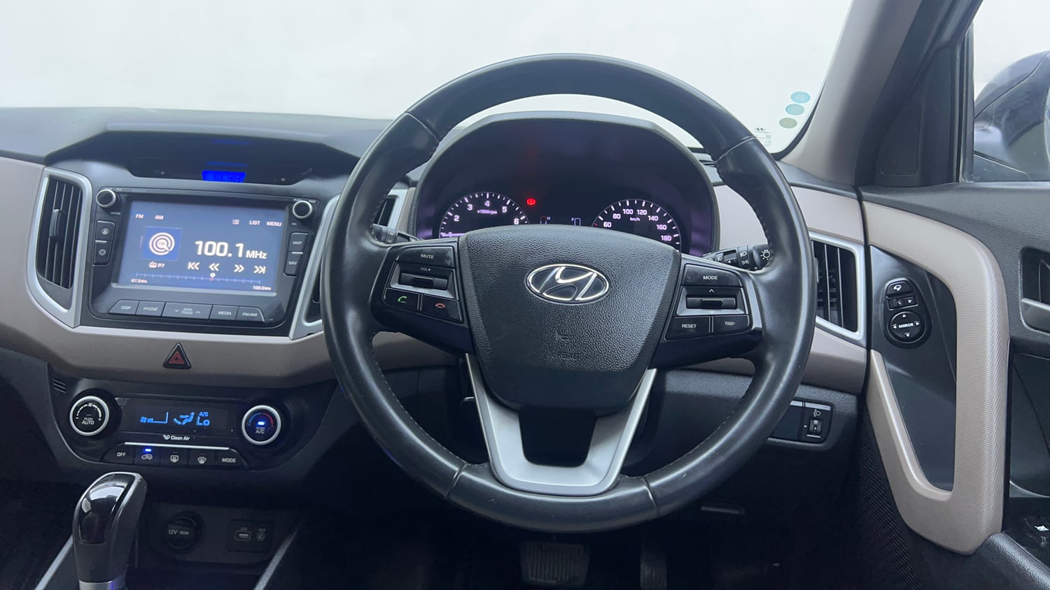 Used 2017 Hyundai Creta 1.6 SX Plus AT Petrol Petrol Automatic interior STEERING VIEW