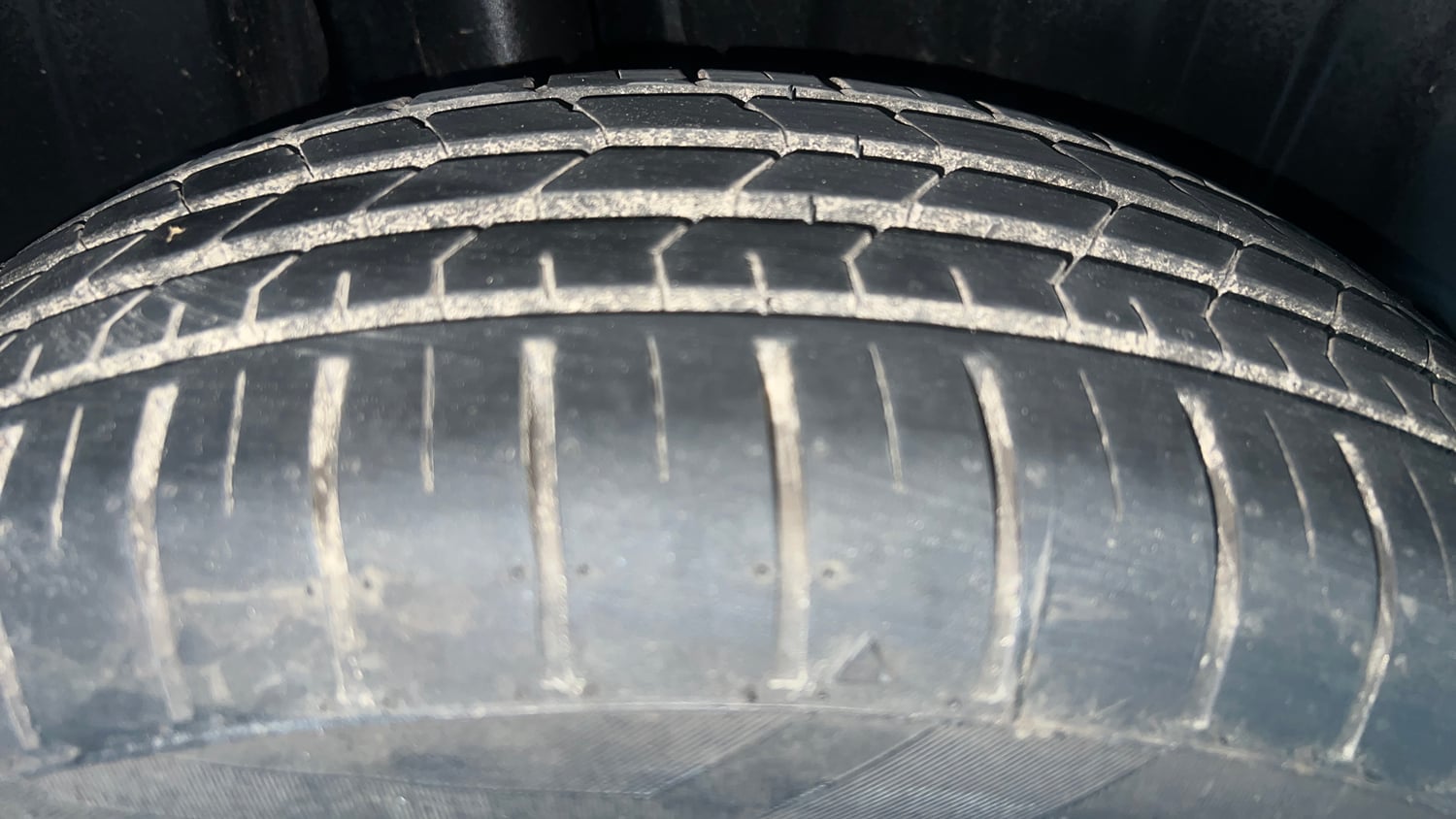 Used 2025 Maruti Suzuki Baleno Sigma MT Petrol Manual tyres RIGHT REAR TYRE TREAD VIEW