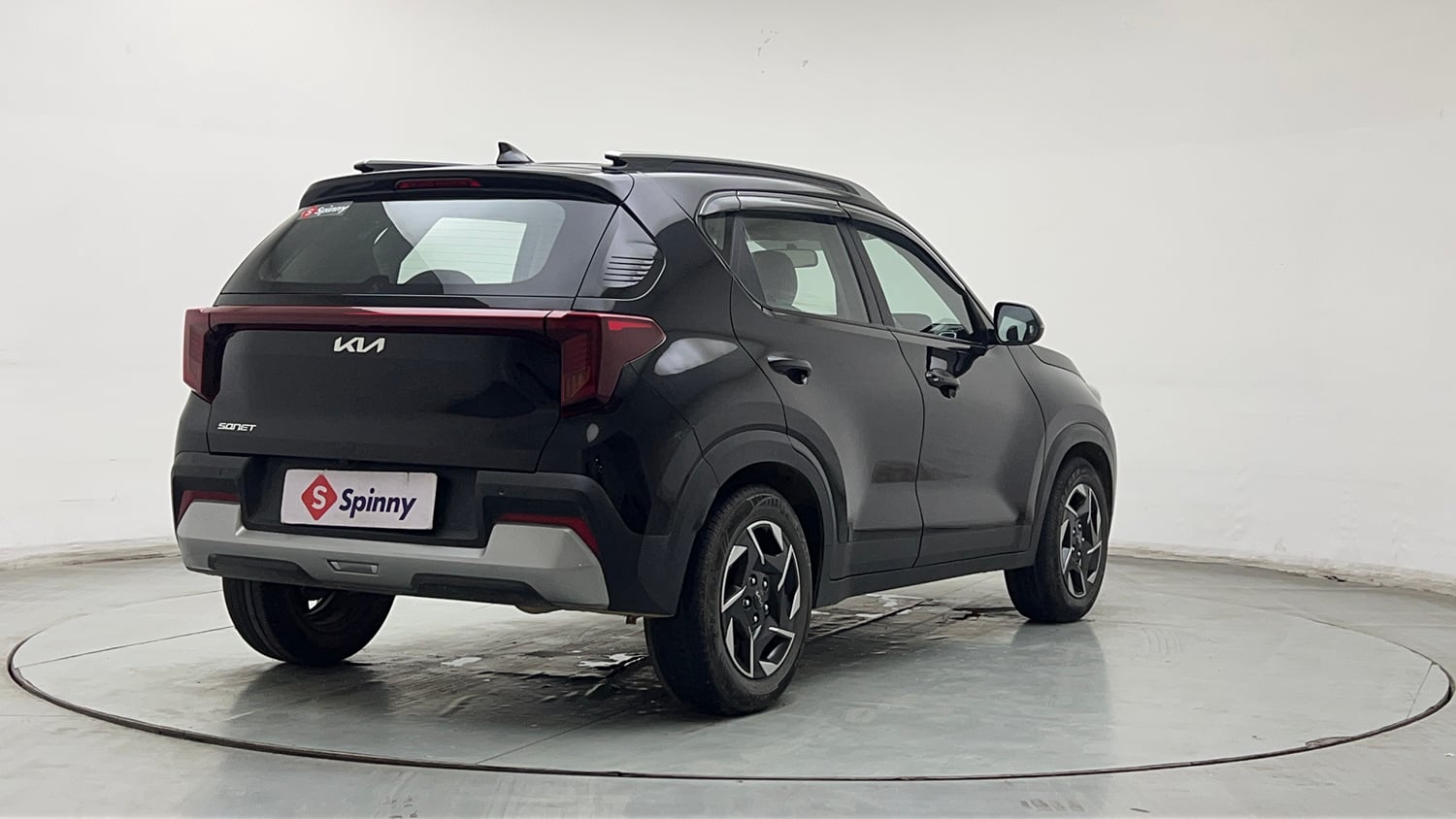 Used 2024 Kia Sonet HTK Plus 1.2 Petrol MT Petrol Manual exterior RIGHT REAR CORNER VIEW