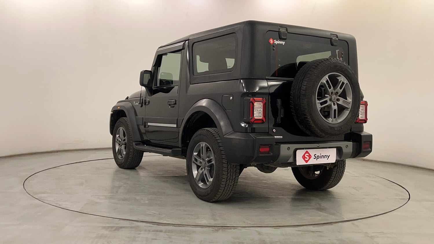 Used 2021 mahindra Thar LX Hard Top Diesel AT 4WD Diesel Automatic exterior LEFT REAR CORNER VIEW
