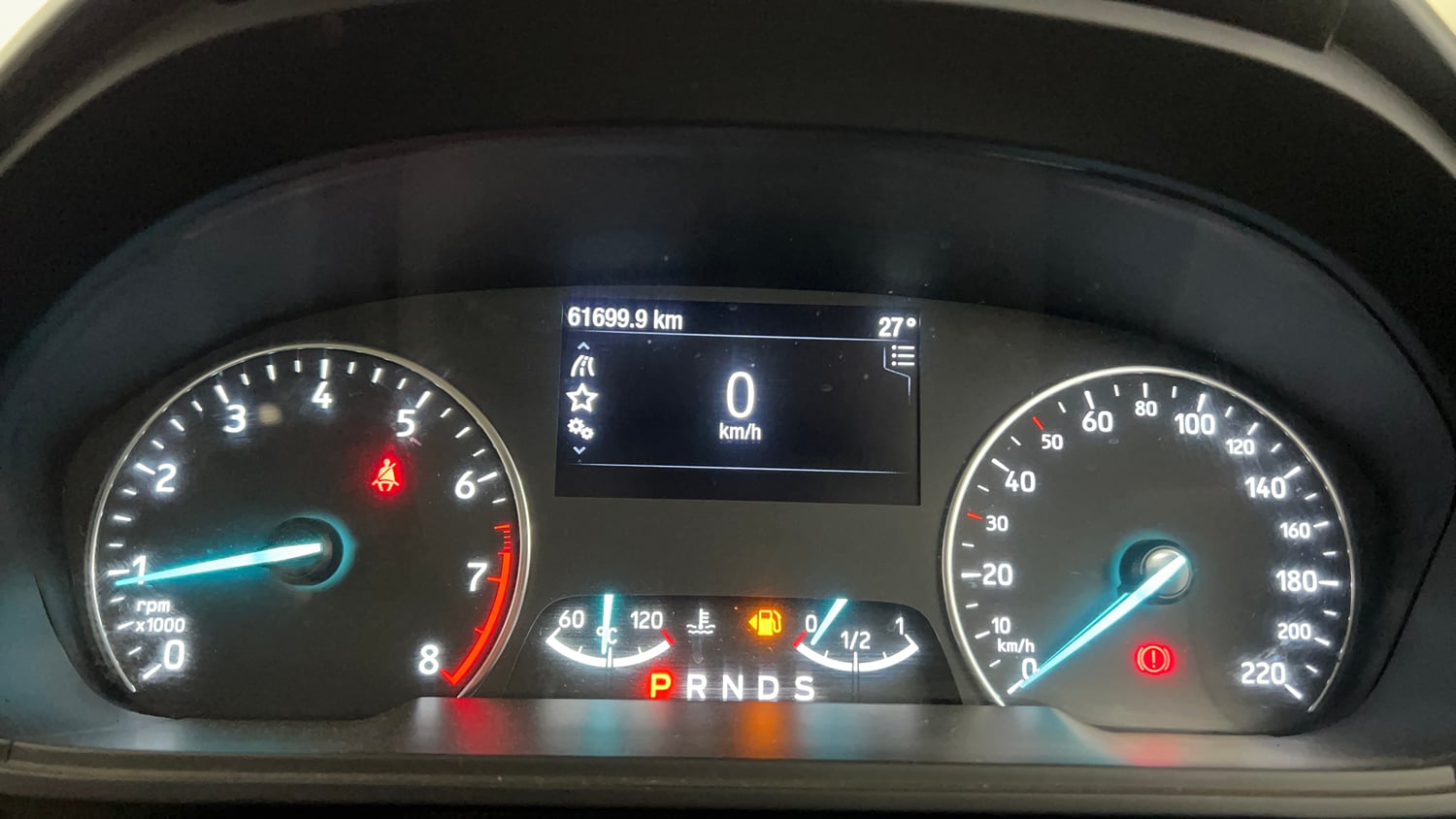Used 2021 Ford EcoSport Titanium Plus 1.5L Ti-VCT AT Petrol Automatic interior CLUSTERMETER VIEW