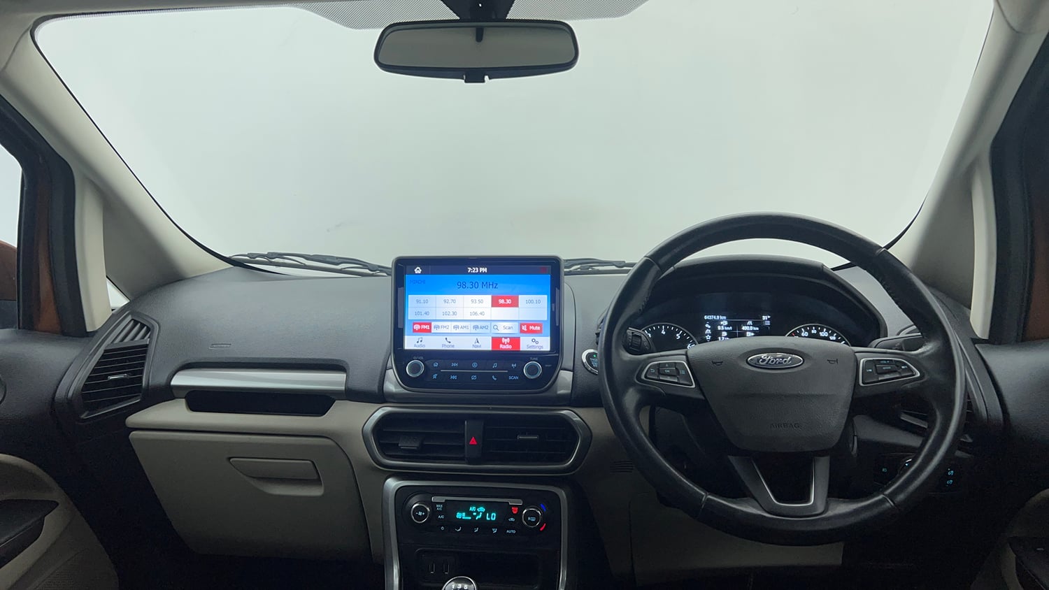 Used 2020 Ford EcoSport Titanium 1.5L Ti-VCT Petrol Manual interior DASHBOARD VIEW