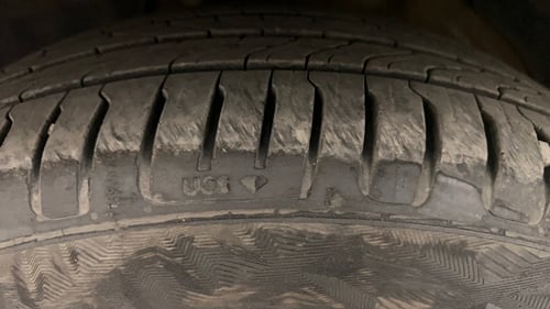 Used 2021 MG Motors Hector Sharp 1.5 Petrol Turbo DCT Petrol Automatic tyres LEFT FRONT TYRE TREAD VIEW