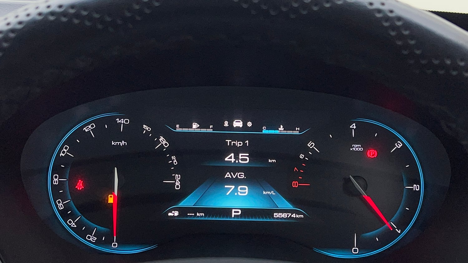 Used 2020 MG Motors Hector Sharp 1.5 DCT Petrol Petrol Automatic interior CLUSTERMETER VIEW