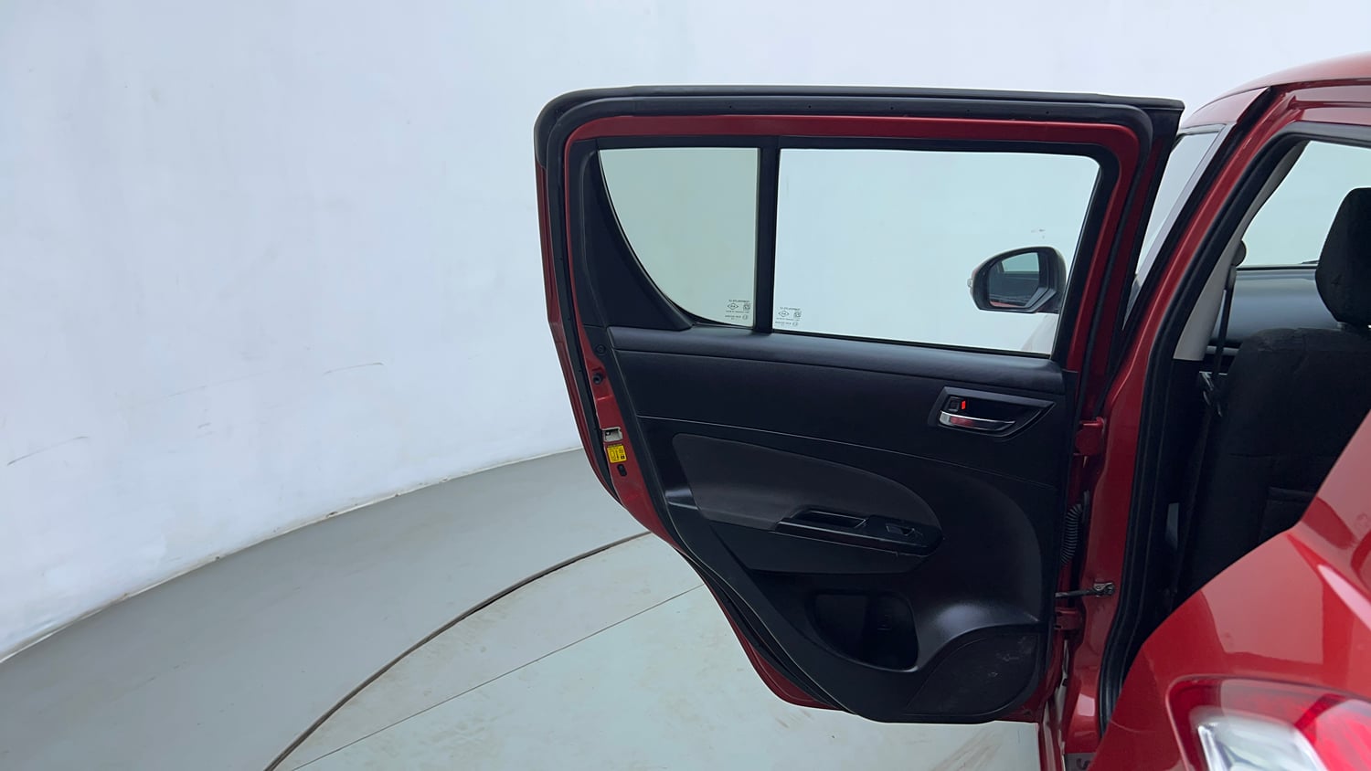 Used 2012 Maruti Suzuki Swift VXi Petrol Manual interior LEFT REAR DOOR OPEN VIEW