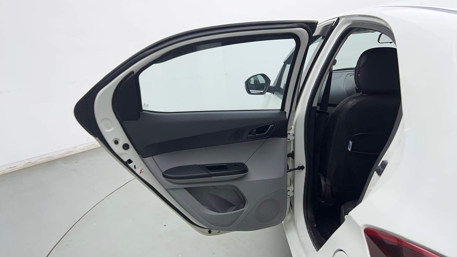 Used 2021 Tata Tiago XZ Petrol Manual interior LEFT REAR DOOR OPEN VIEW