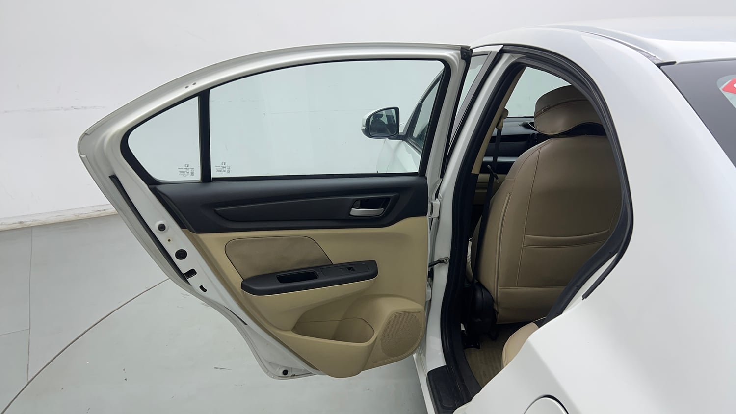 Used 2019 Honda Amaze 1.2 S CVT Petrol Petrol Automatic interior LEFT REAR DOOR OPEN VIEW