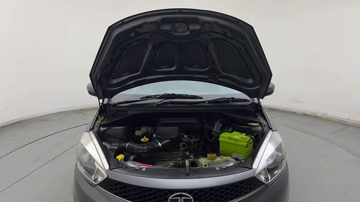 Used 2018 Tata Tiago Revotron XT Petrol Manual engine ENGINE & BONNET OPEN FRONT VIEW