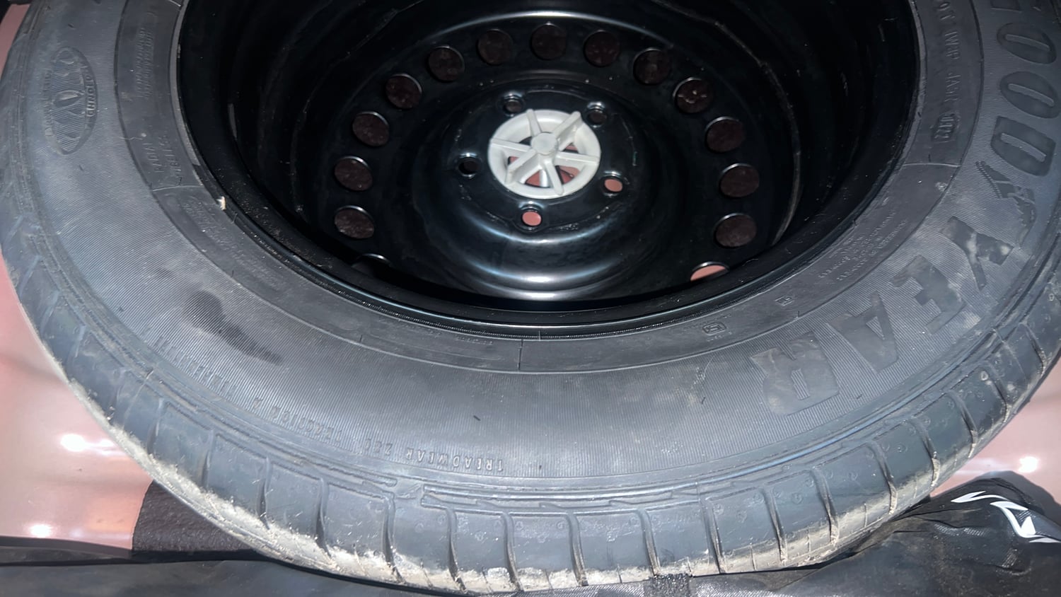 Used 2022 kia Seltos HTX 1.5 IVT Petrol Automatic tyres SPARE TYRE VIEW