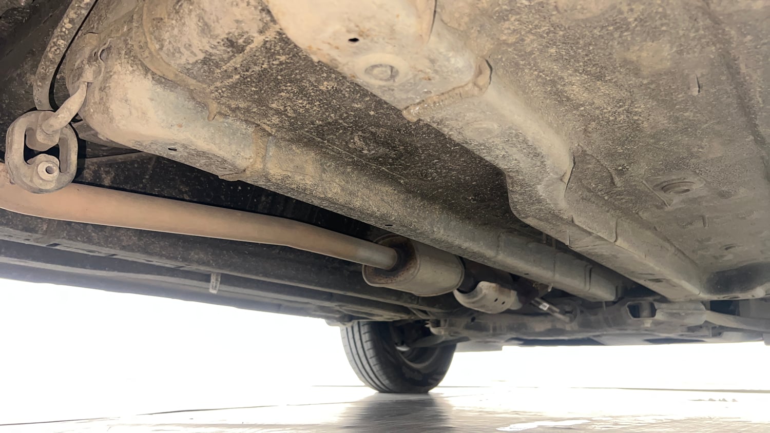 Used 2022 Hyundai Creta EX 1.5 Petrol Petrol Manual extra REAR RIGHT UNDERBODY VIEW