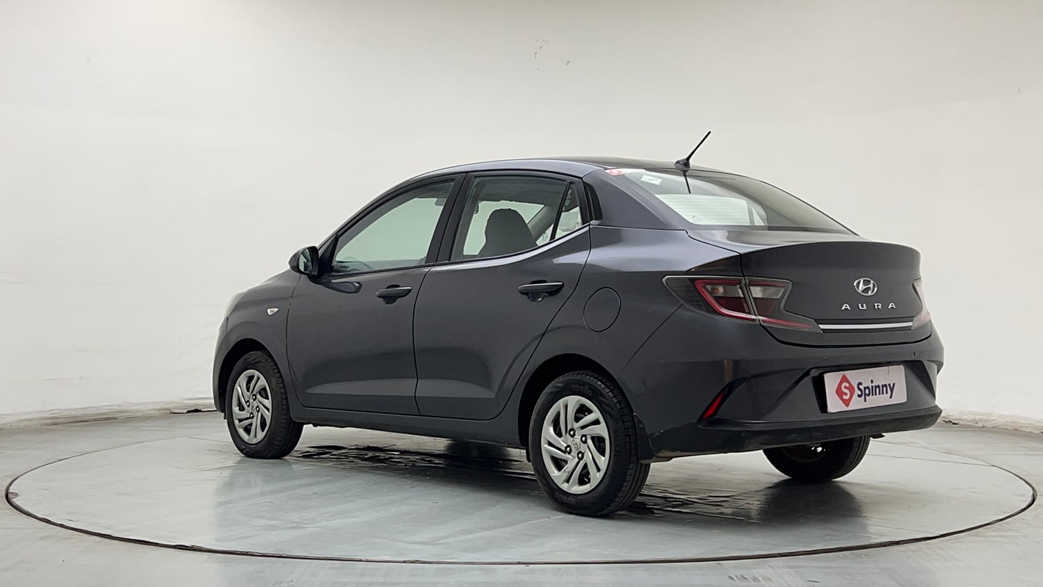 Used 2021 Hyundai Aura S 1.2 CNG Cng Manual exterior LEFT REAR CORNER VIEW