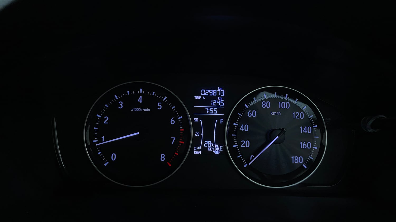 Used 2020 Honda Amaze 1.2 V MT Petrol Petrol Manual interior CLUSTERMETER VIEW