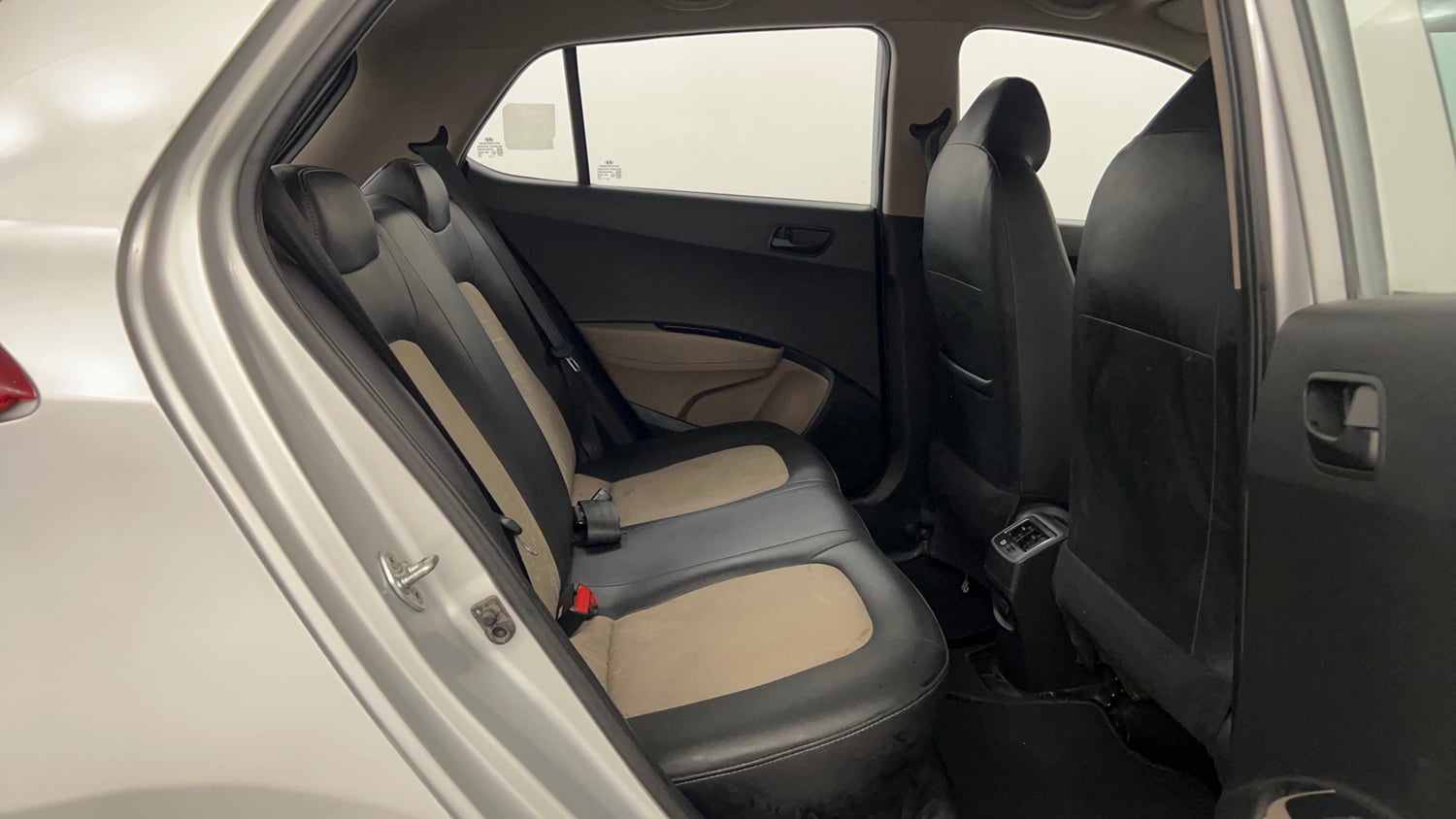 Used 2016 Hyundai Grand i10 Magna 1.2 Kappa VTVT Petrol Manual interior RIGHT SIDE REAR DOOR CABIN VIEW