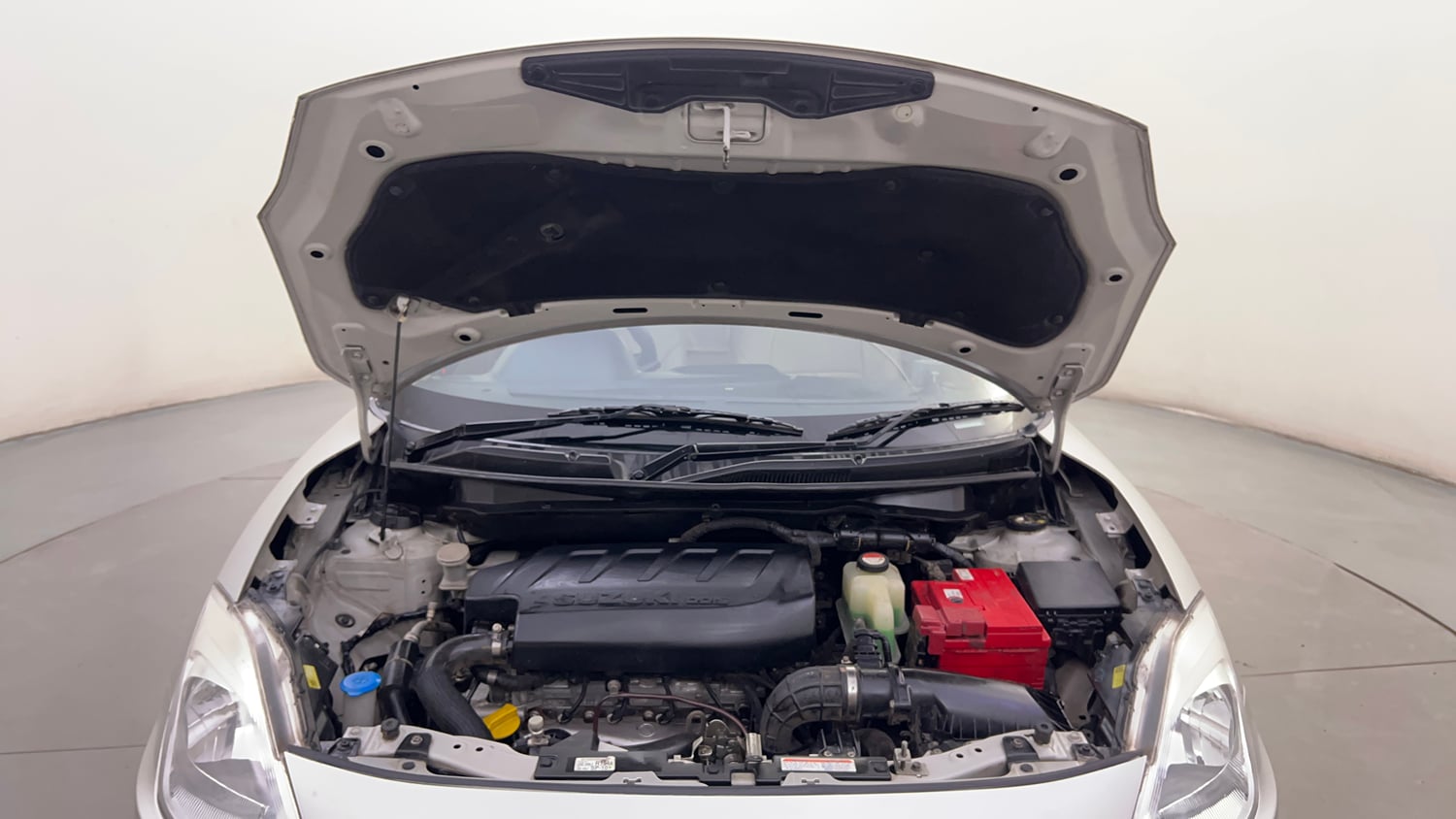 Used 2017 Maruti Suzuki Dzire VDi AMT Diesel Automatic engine ENGINE & BONNET OPEN FRONT VIEW
