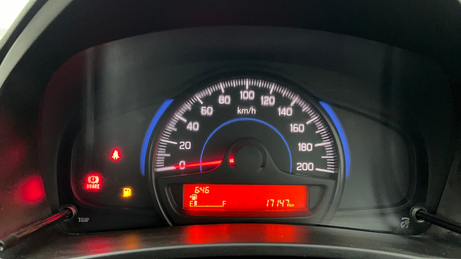 Used 2021 Maruti Suzuki Baleno Sigma Petrol Manual interior CLUSTERMETER VIEW