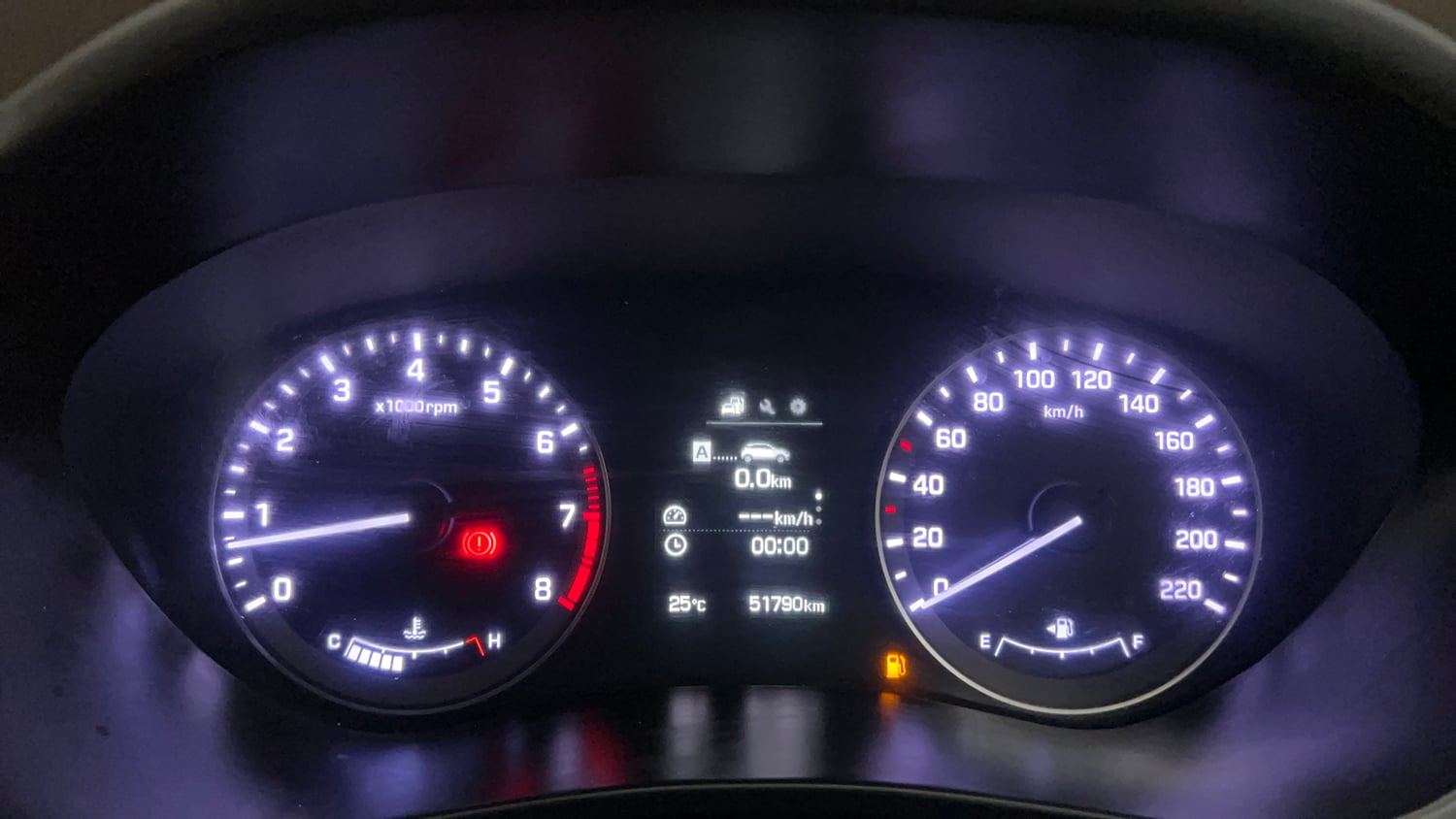 Used 2018 Hyundai Elite i20 Asta 1.2 (O) Petrol Manual interior CLUSTERMETER VIEW