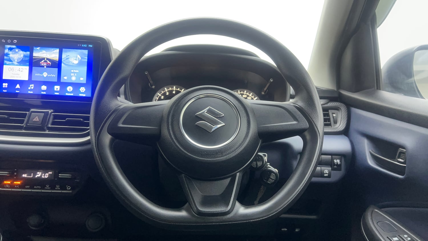 Used 2025 Maruti Suzuki Baleno Sigma MT Petrol Manual interior STEERING VIEW