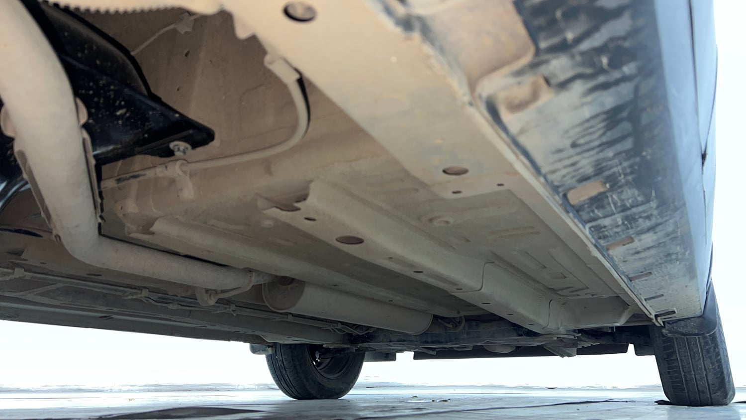 Used 2023 Tata Punch Pure iCNG Cng Manual extra REAR RIGHT UNDERBODY VIEW