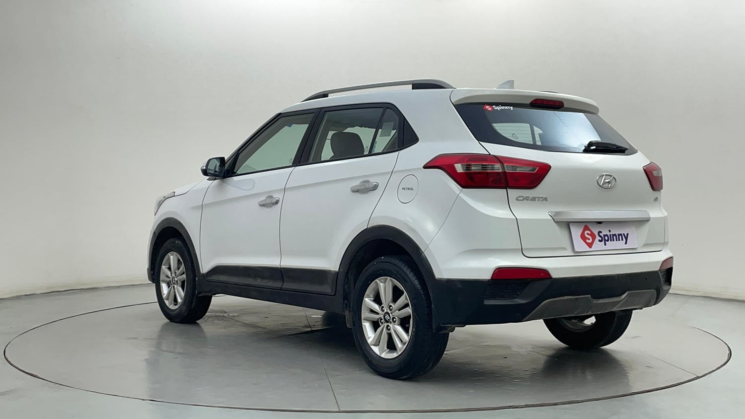 Used 2017 Hyundai Creta 1.6 SX Plus Petrol Petrol Manual exterior LEFT REAR CORNER VIEW