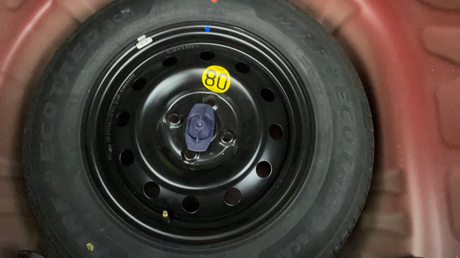 Used 2024 Maruti Suzuki Swift ZXi Plus Dual Tone AMT Petrol Automatic tyres SPARE TYRE VIEW