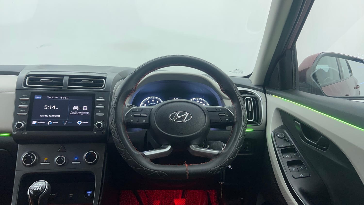 Used 2022 Hyundai Creta EX 1.5 Petrol Petrol Manual interior STEERING VIEW