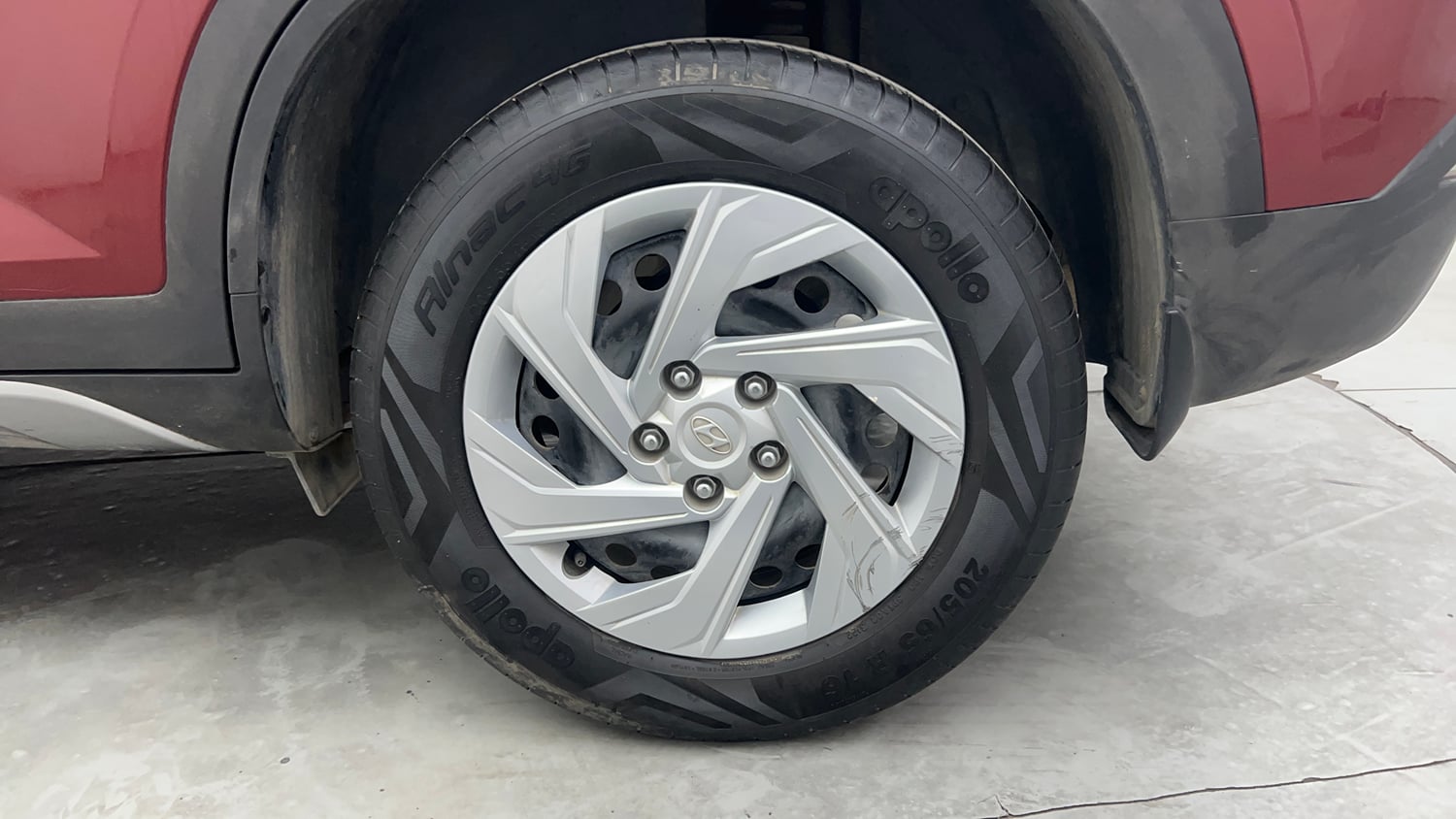 Used 2022 Hyundai Creta EX 1.5 Petrol Petrol Manual tyres LEFT REAR TYRE RIM VIEW