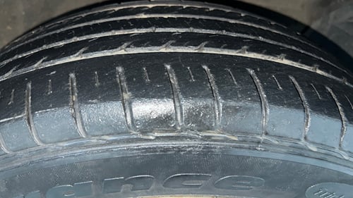 Used 2018 Hyundai Creta SX 1.6 Petrol Petrol Manual tyres RIGHT FRONT TYRE TREAD VIEW