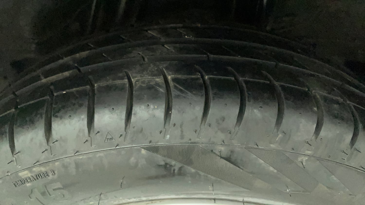 Used 2018 Honda Jazz V Petrol Petrol Manual tyres LEFT REAR TYRE TREAD VIEW