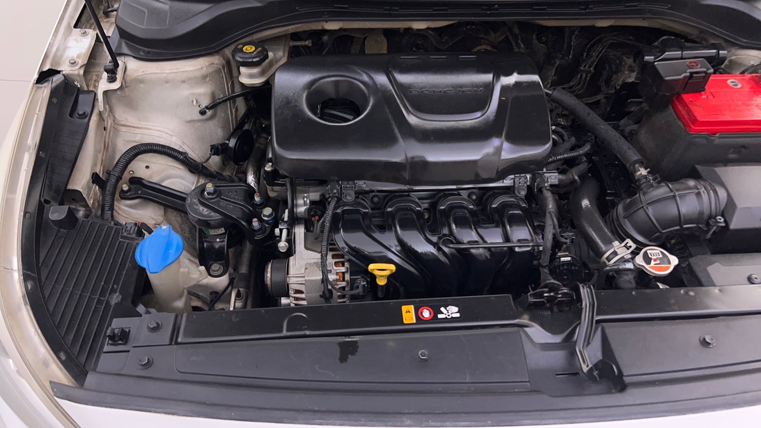 Used 2019 Hyundai Verna SX (O) 1.6 VTVT AT Petrol Automatic engine ENGINE RIGHT SIDE VIEW