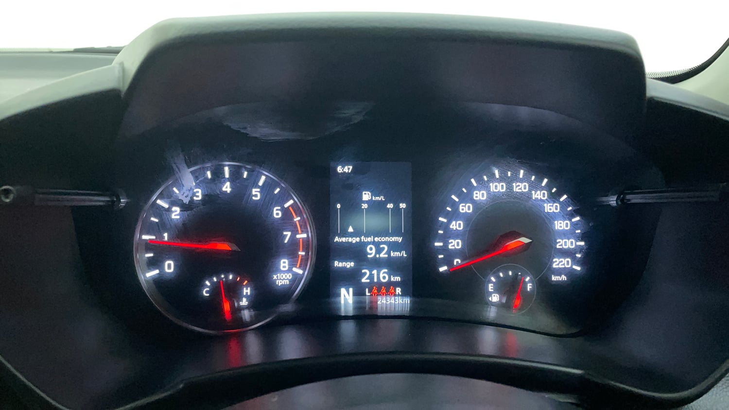 Used 2024 Maruti Suzuki Swift ZXi Plus Dual Tone AMT Petrol Automatic interior CLUSTERMETER VIEW