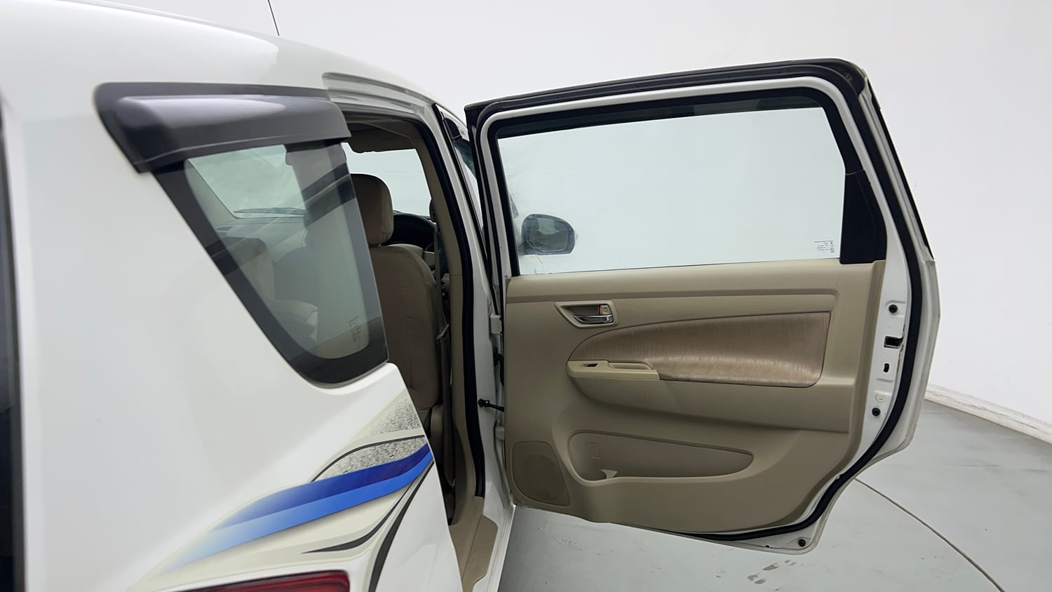 Used 2013 Maruti Suzuki Ertiga Vxi Petrol Manual interior RIGHT REAR DOOR OPEN VIEW