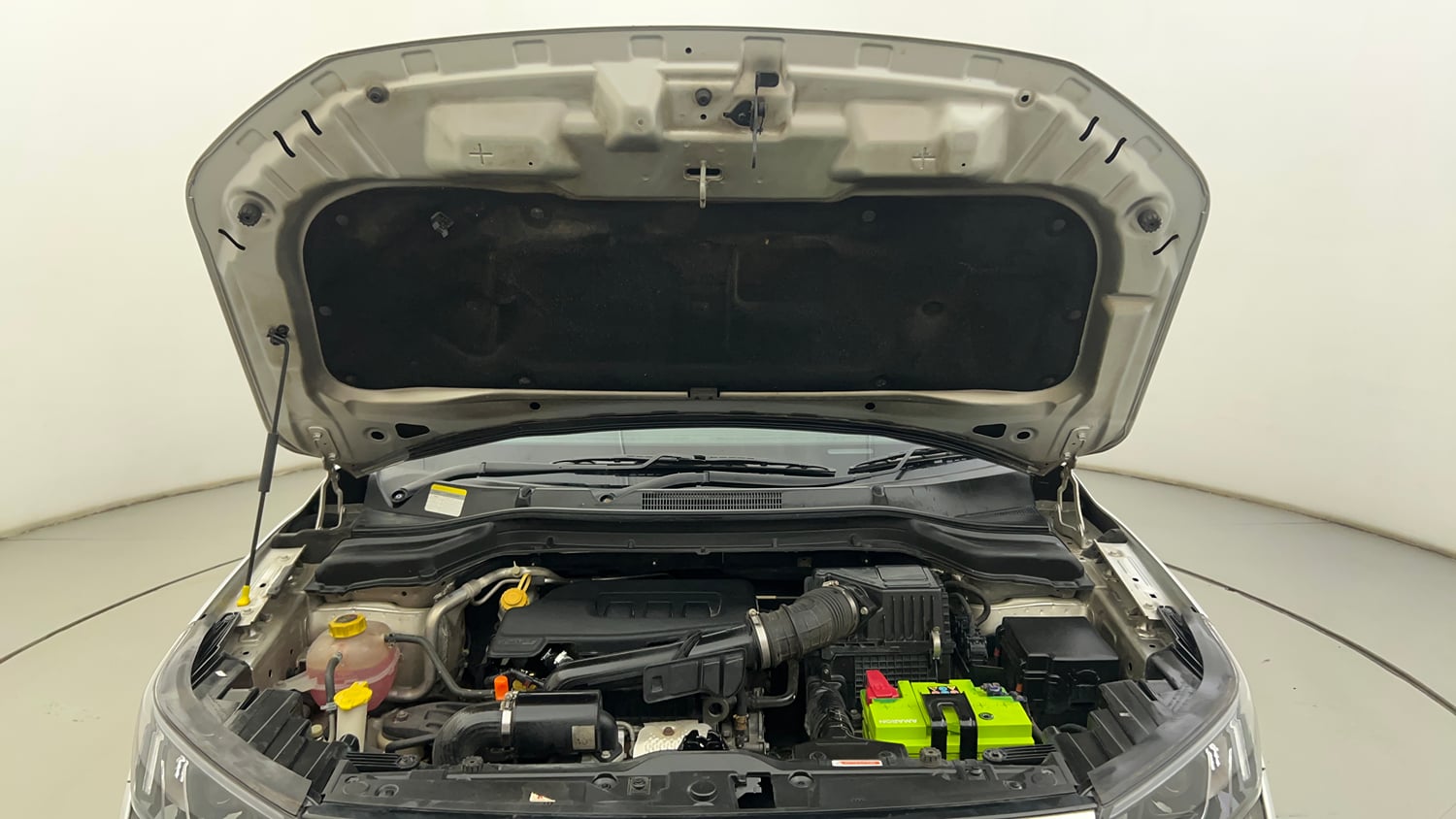 Used 2019 Mahindra XUV 300 1.2 W8 (O) Petrol Manual engine ENGINE & BONNET OPEN FRONT VIEW