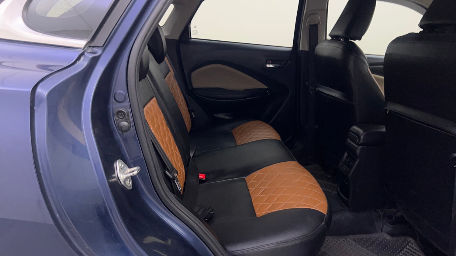 Used 2022 Toyota Glanza G Petrol Manual interior RIGHT SIDE REAR DOOR CABIN VIEW