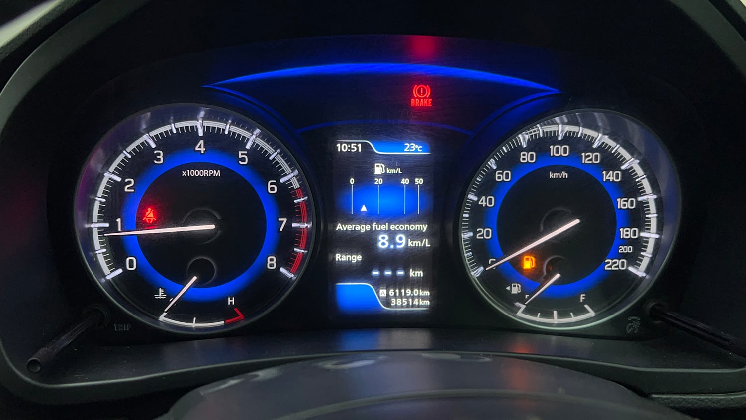 Used 2020 Maruti Suzuki Baleno Alpha Petrol Manual interior CLUSTERMETER VIEW