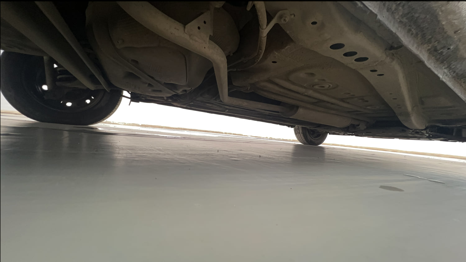Used 2019 Maruti Suzuki Wagon R ZXi 1.2 AMT Petrol Automatic extra REAR RIGHT UNDERBODY VIEW