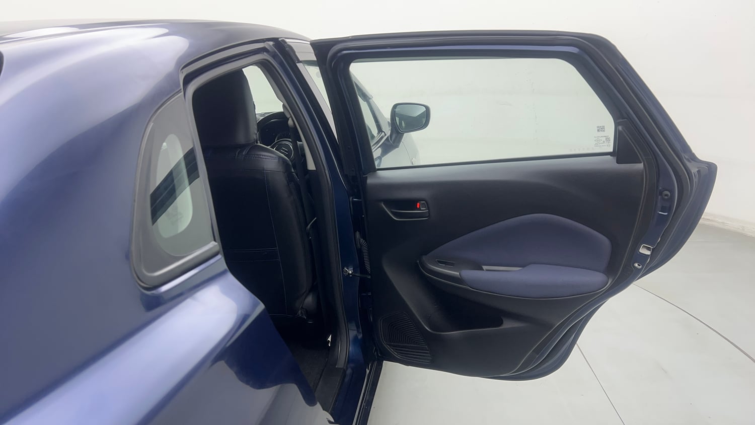 Used 2025 Maruti Suzuki Baleno Sigma MT Petrol Manual interior RIGHT REAR DOOR OPEN VIEW