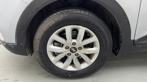 Used 2018 Hyundai Creta SX 1.6 Petrol Petrol Manual tyres LEFT FRONT TYRE RIM VIEW