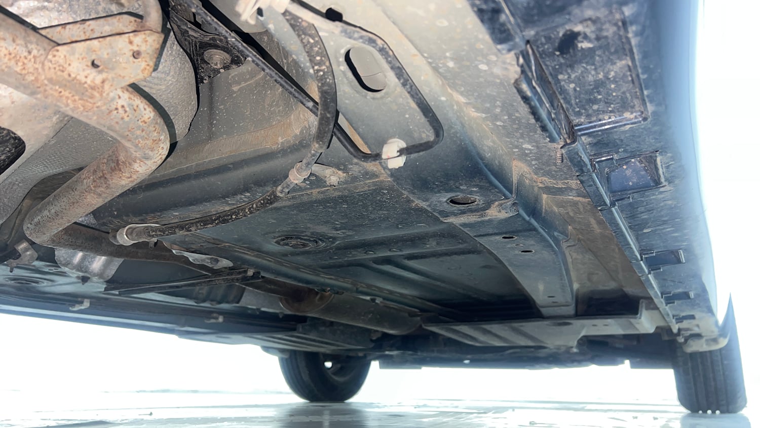 Used 2025 Maruti Suzuki Baleno Sigma MT Petrol Manual extra REAR RIGHT UNDERBODY VIEW