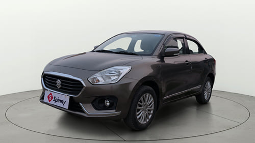 Used 2018 Maruti Suzuki Dzire ZXi AMT Petrol Automatic exterior LEFT FRONT CORNER VIEW